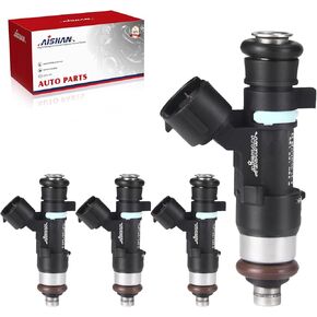 4PCS Fuel Injectors 10 Holes Compatible with 2007-2012 Nissan Sentra 2007-2013 Altima 2008-2013 Rogue 2004 Rogue Select 2.5L L4 Replace# ‎0280158130, FJ1020, 16600JA000, 16600JA00B