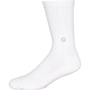 Ethika Boy's Crew Sock | Black -Silver Logo-