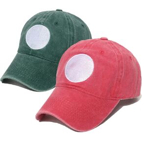 Bros Hats Anime Baseball Caps Coplay Hat for Adults Denim -Fade Vintage Wash Style Embroidery