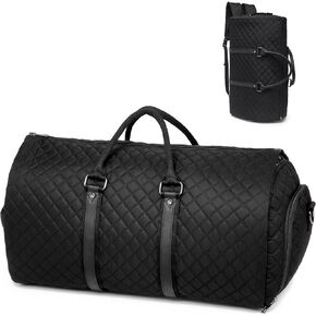 seyfocnia Convertible Travel Garment Bag,Carry on Garment Duffel Bag for Women - 3 in 1 Garment Backpack Hanging Suitcase Suit Business Travel Bag
