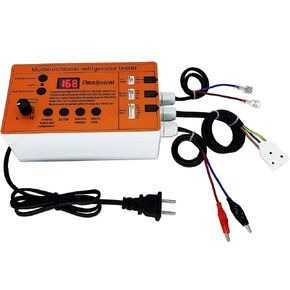 Multifunctional Refrigerator Tester, Refrigerator Compressor Tester, Pulse Solenoid Tester, Refrigerator Inverter Compressor Tester, DC Fan Damper Electric Valve Tester Fault Detector