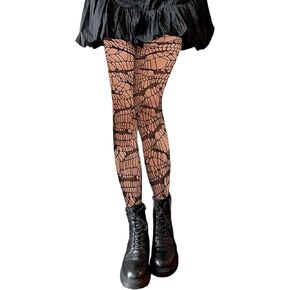 SHENHE Women's 1pc Sheer Mesh Pattern Tights High Waist Fashionable Sexy Streetwear Fishnet Stockings
