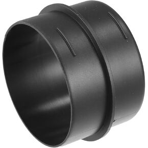 Motoforti Universal Car Air Ducting Connector, Straight Air Heater Duct Joiner Connector Pipe, 2.95'' 80mm OD, Plastic, Black