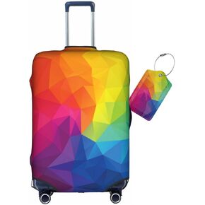 Flight Path Aircraft Theme Luggage Covers and Luggage Tags Tsa Approved, Elastic Washable Fashionable Anti-Scratch Suicase Protector, Birthday gift(XL 29-32 Inch)