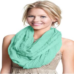 CJ Apparel Mobius Infinity Scarf Seconds Snood Cowl Circular Tube Round Shawl Pashmina NEW