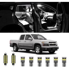 AWALITED 12pcs Colorado Interior LED Lights Kit Ultra Bright Map Dome LED Replacement Bulbs for 2004 2005 2006 2007 2008 2009 2010 2011 2012 Chevy Colorado all Cab Sizes