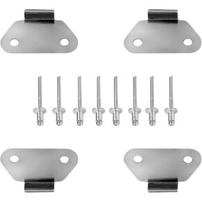 Saddlebag Lid Wear Plates Strike Plates Fit for 1993-2013 Harley Touring, Electra Glide, Road Glide, Road King, Replace-90962-93 (Saddlebag Lid Wear Plates)