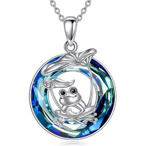 Animal Pendant Necklace 925 Sterling Silver Cute Animal Jewelry for Women Animal Lover