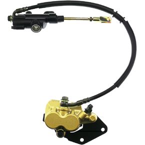 PRO BAT Hydraulic Rear Disc Brake Caliper System 125cc 250cc PIT PRO Quad Dirt Bike ATV, Golden