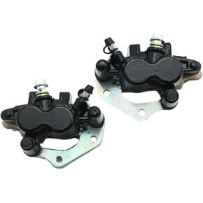 UOIENRT 43080-5082-DJ 43080-5081-DJ Front Left Right Brake Calipers and Pads Replacement for Kawasaki KFX700 Brute Force 650 Prairie 650 700 KVF650 KVF700