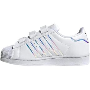 adidas Originals Girl's Superstar (Little Kid) White/White/Black 12 Little Kid M