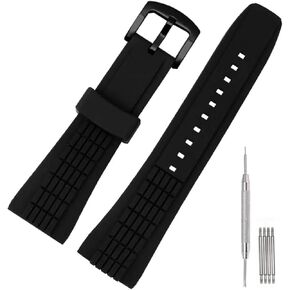 Silicone Rubber Watch Band Strap Compatible with SEIKO VELATURA/SRH series SPC007-26mm VELATURA Watch Band