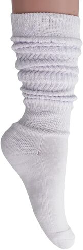 جوارب AWS/American Made Slouch Scrunch للنساء جوارب قطنية عالية للركبة مقاس الحذاء من 5 إلى 10 in Kuwait