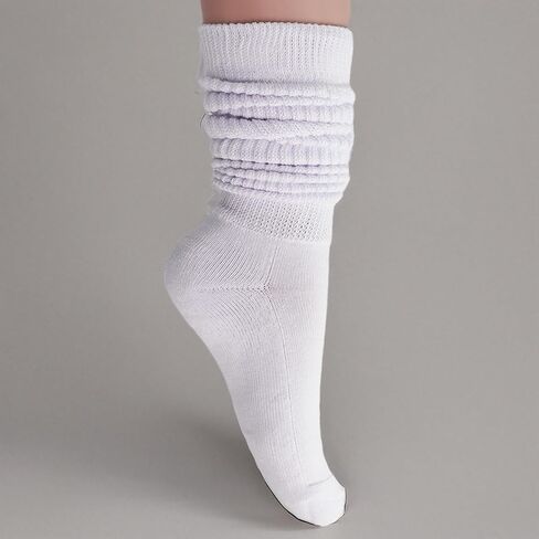 جوارب AWS/American Made Slouch Scrunch للنساء جوارب قطنية عالية للركبة مقاس الحذاء من 5 إلى 10 in Kuwait