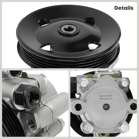 Power Steering Pump with Pulley Replacement for Toyota Camry SE 2002-2003 3.0L 2004-2006 3.3L Solara 2004-2008 3.3L in Saudi Arabia