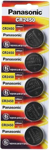 10pcs Panasonic Cr2450 3v Coin Lithium Battery in Saudi Arabia
