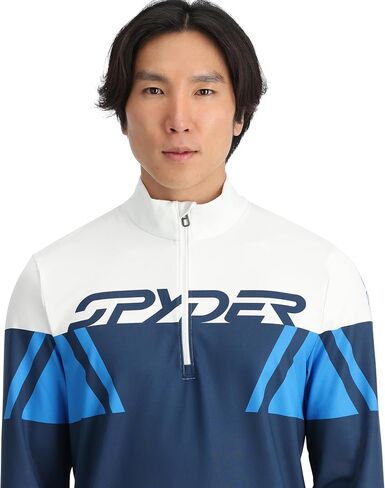 Spyder Men's Podium Half Zip T-Neck Ski Base Layer in Saudi Arabia