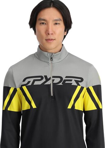 Spyder Men's Podium Half Zip T-Neck Ski Base Layer in Saudi Arabia