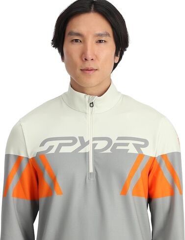 Spyder Men's Podium Half Zip T-Neck Ski Base Layer in Saudi Arabia