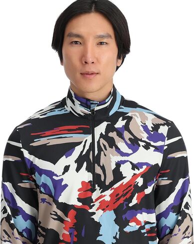 Spyder Men's Podium Half Zip T-Neck Ski Base Layer in Saudi Arabia