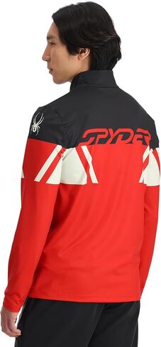 Spyder Men's Podium Half Zip T-Neck Ski Base Layer in Saudi Arabia