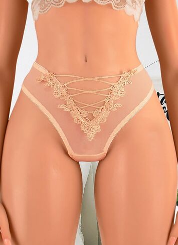 Womens Underwear Sexy Panties G-String Thongs Briefs Mesh Underpants in Saudi Arabia