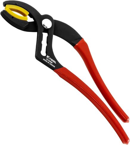 ك أداة الدولية 54050؛ كماشة قابس مدفع طويلة 10 بوصات، فك نايلون غير قابل للتشوه، 4 أوضاع قابلة للتعديل، تناسب موصلات A-N الكهربائية 3/4 بوصة إلى 2-1/2 بوصة مثالية للإمساك بالعناصر دون إتلاف in Kuwait