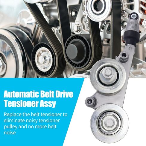 HiSport 39092 Drive Belt Tensioner Assembly with Pulley Compatible with Honda Pilot 2006-2011,Accord 2008-2010 in Saudi Arabia