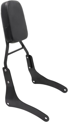 Passenger Sissy Bar Rear Backrest Pad for Kawasaki Vulcan 900 VN900 Classic Custom LT SE 1996-2023, Black in Saudi Arabia