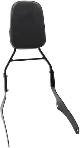 Passenger Sissy Bar Rear Backrest Pad for Kawasaki Vulcan 900 VN900 Classic Custom LT SE 1996-2023, Black in Saudi Arabia