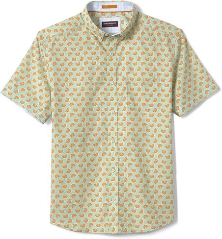 Johnston & Murphy Men's Short Sleeve Citrus Print Shirt in Kuwait