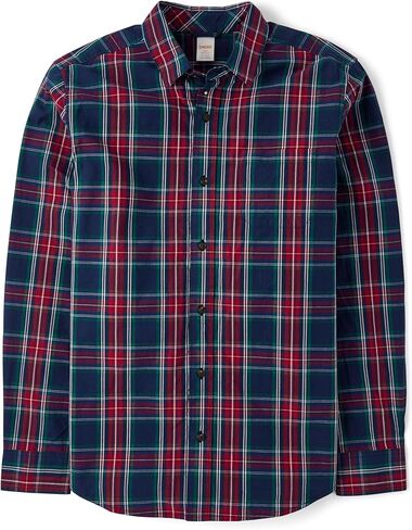 Gymboree Men's Daddy and Me Matching Long Sleeve Button Up Shirt in Saudi Arabia