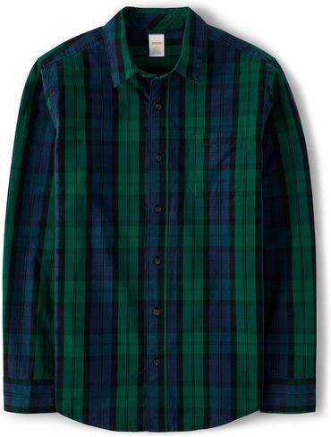 Gymboree Men's Daddy and Me Matching Long Sleeve Button Up Shirt in Saudi Arabia