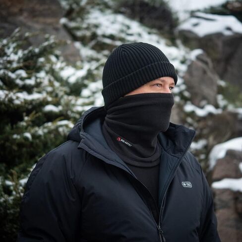 M-Tac Elite Fleece Tube Scarf - Warm Winter Neck Gaiter with Adjustable Drawstring for Men in Saudi Arabia