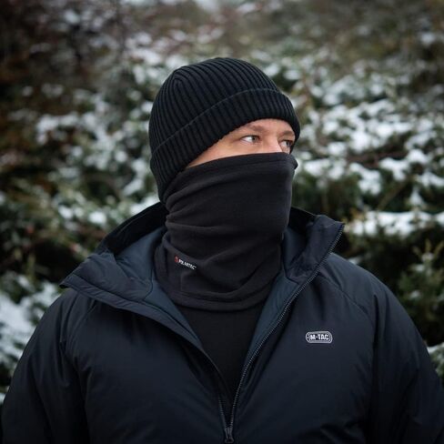 M-Tac Elite Fleece Tube Scarf - Warm Winter Neck Gaiter with Adjustable Drawstring for Men in Saudi Arabia