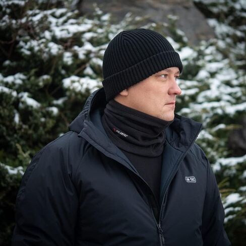 وشاح أنبوبي من الصوف M-Tac Elite - رقبة شتوية دافئة مع رباط قابل للتعديل للرجال in Kuwait