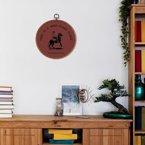 ksdut رعاة البقر الغربية ديكور جدار الفن - preppy العصرية جنوب غرب النسيج جدار الفن قماش الإطار شنقا المطبوعات، بهو مدخل الحديثة جولة ديكور الجدار للمنزل النوم الزينة 10 "× 10" in Saudi Arabia