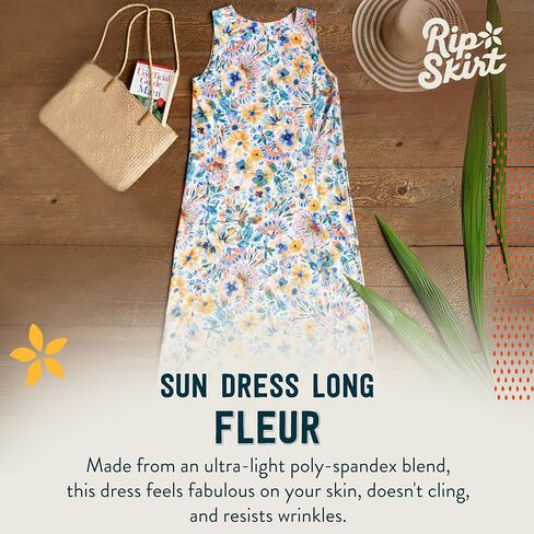 RipSkirt Hawaii Sun Dress Long - Loose Fit Casual Wear, Fun for Beach and Travel in Kuwait