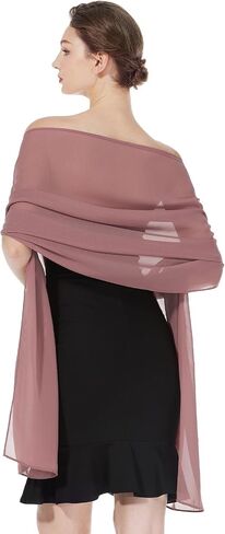 BEAUTELIATE Soft Chiffon Scarfs Shawls and Wraps for Evening Dresses Bridal Wedding Shawl Wraps in Saudi Arabia