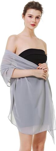 BEAUTELIATE Soft Chiffon Scarfs Shawls and Wraps for Evening Dresses Bridal Wedding Shawl Wraps in Saudi Arabia