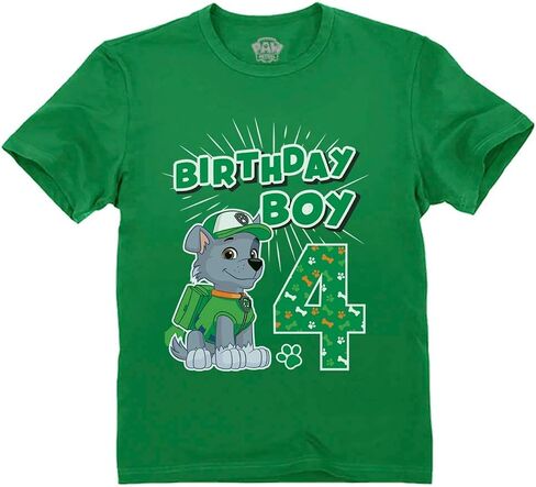 Paw Patrol Rocky Birthday Boy 4 Toddler Kids Toddler Kids T-Shirt in Kuwait