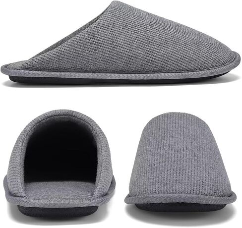 TUOBUQU Mens House Slippers Soft Cozy Bedroom Slippers in Kuwait