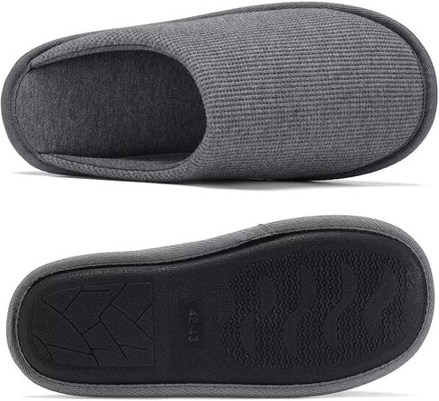 TUOBUQU Mens House Slippers Soft Cozy Bedroom Slippers in Kuwait
