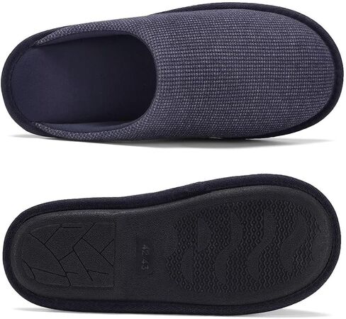 TUOBUQU Mens House Slippers Soft Cozy Bedroom Slippers in Kuwait