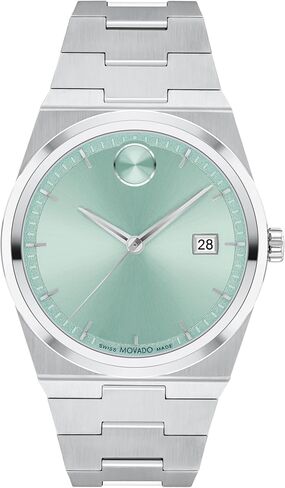 ساعة موفادو بولد كويست الرياضية للرجال - كوارتز سويسرية، سوار من الفولاذ المقاوم للصدأ - مقاومة للماء حتى 5 ATM - ساعة عصرية فاخرة للرجال - 40 ملم in Kuwait