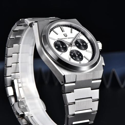 CEYADG Pagani Design Chronograph Watches for Men Analog Wrist Watch, Stainless Steel Quartz Men’s Watch; Sapphire Glass; 40mm in Saudi Arabia