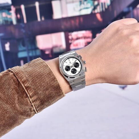 CEYADG Pagani Design Chronograph Watches for Men Analog Wrist Watch, Stainless Steel Quartz Men’s Watch; Sapphire Glass; 40mm in Saudi Arabia