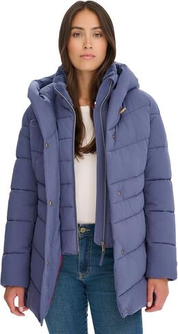 Tommy Hilfiger Women's Short Bibbed Puffer in Saudi Arabia