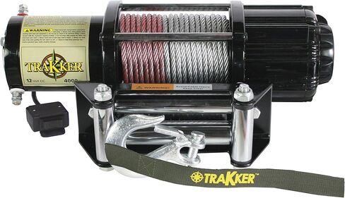 KEEPER KT2000 12V Electric Winch, 2,000 lb. Capacity, Wire Rope with Hook, Free-Spool Clutch, ATV & Trailer Mounting, Handheld Control in Saudi Arabia