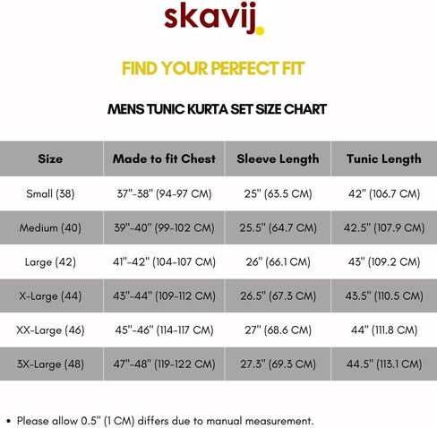 SKAVIJ Men's Jacquard Silk Kurta Pajama Set with Scarf Ethnic Motifs 3-Piece Set in Saudi Arabia